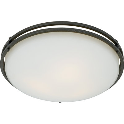 Saurav Glass Flush Mount