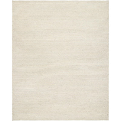 Miramar Wool Area Rug in Beige