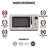 HADEN .7  Cubic Foot Countertop Microwave-99026725