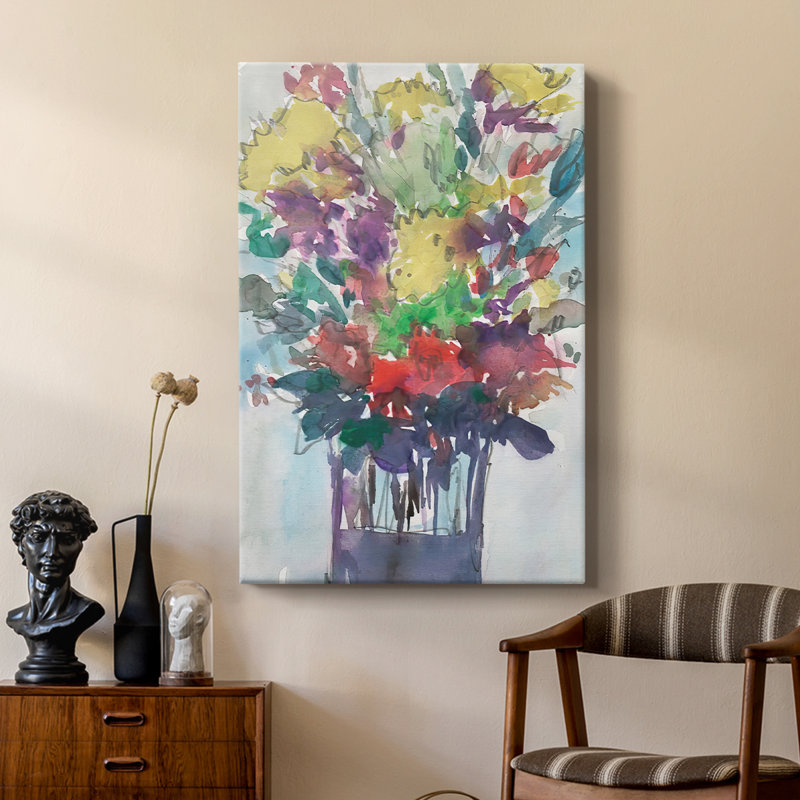 Garden Pieces I -Custom Wrapped Gallery Cavas