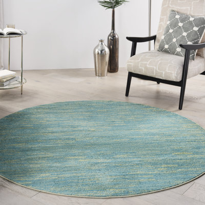 Tapis bleu nautique Yolonda