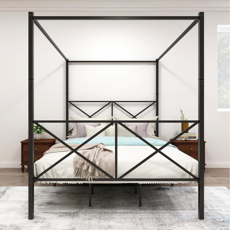 Metal Canopy Bed Frame