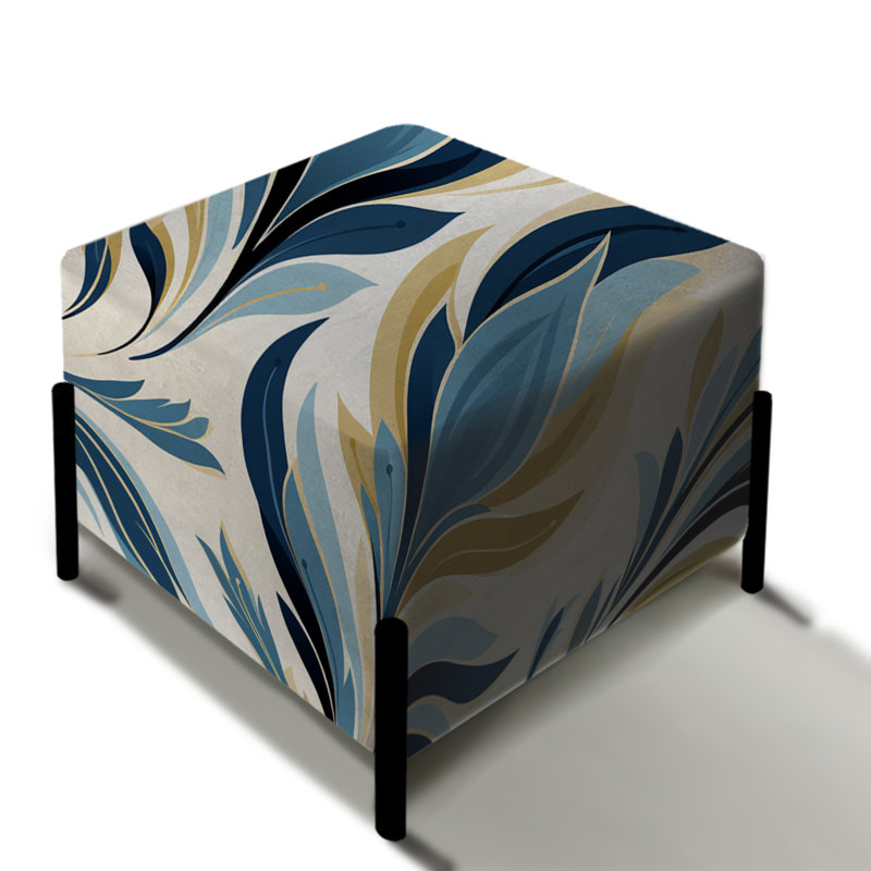 Trevena - Repose-pieds carré Ikat