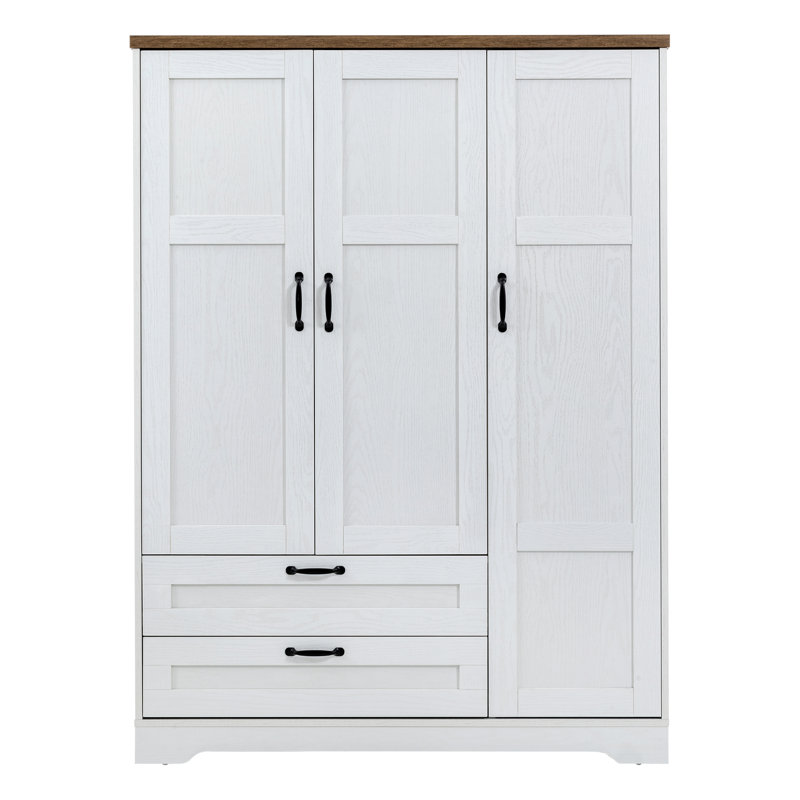Armoire 46 po American Country, Blanc