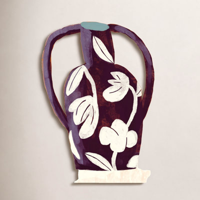 Black Vase White Flowers by Marco Marella For Studio M