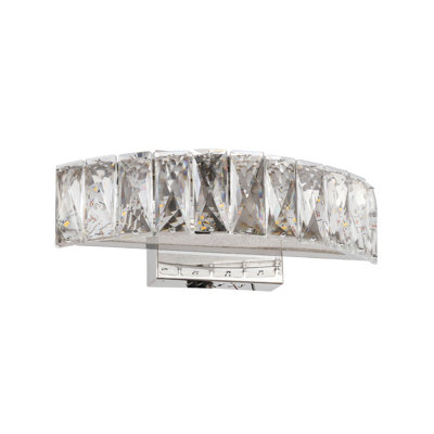 12-Inch Chrome LED Wall Sconce