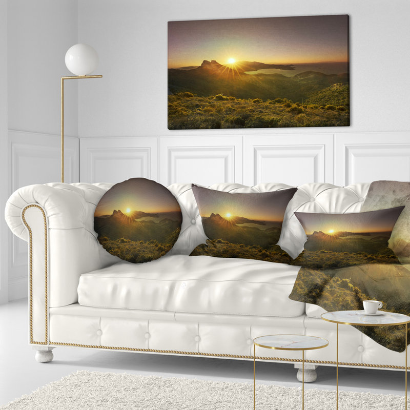 Coussin lombaire Schater Landscape Volterraio et Portoferraio Bay