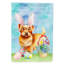 Polyester à 2 côtés 40 x 28 po. lapin de pâques drapeau maison-38457779