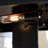 Black Display Cabinet With Tempered Glass, Lighted Feature, And Mirrored Back For Office Decor Elegant Curio Interior, Vintage Charm, Metal Handle Wines