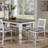 Rustic Counter Height 2Pc Dining Chairs Set