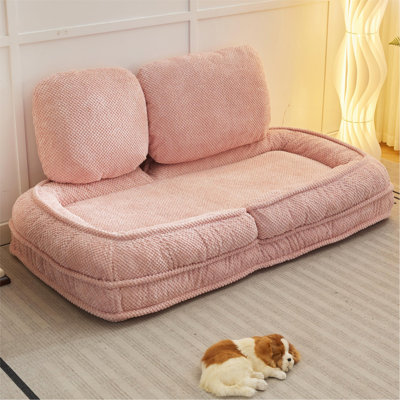 Lit pour chien humain, canapé paresseux, 5 positions réglables, asseoir, dormir, plier, costume à mettre dans la chambre à coucher, salon, conception peu encombrante
