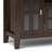 72" TV Media Stand - Tobacco Brown-361278778