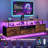 Led Tv Stand With Mount For 45/55/65/70 Inch Tvs, Tv Stand With Power Outlets And Storage-714193807