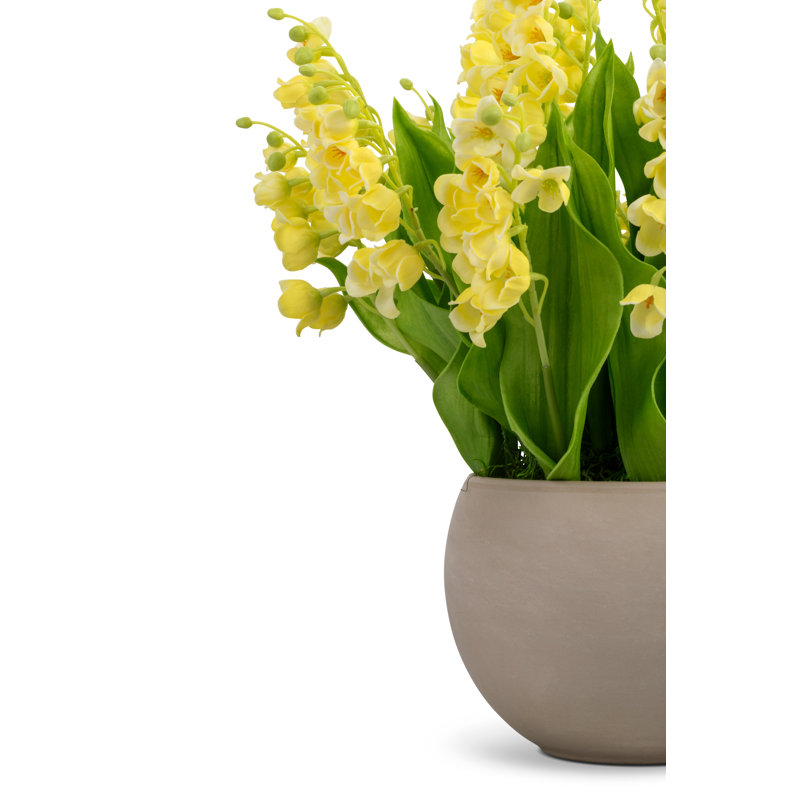 Cora RealTouch Muguet Arrangement, Citrine