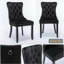 Ensemble de 2 chaises de salle à manger rembourrées en velours de bois massif avec pieds en bois-1192943096-1192943099