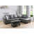 Grey Faux Leather