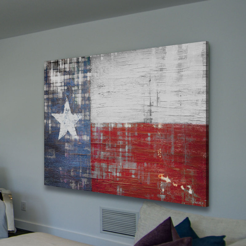 « texas » par parvez taj,-impression sur toile tendue, 16 po x 24 po