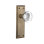 Plaque avec porte ronde en cristal transparent New York