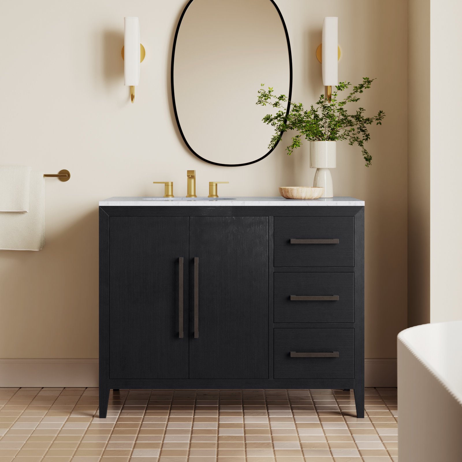 Alsup 42'' Single Bathroom Vanity