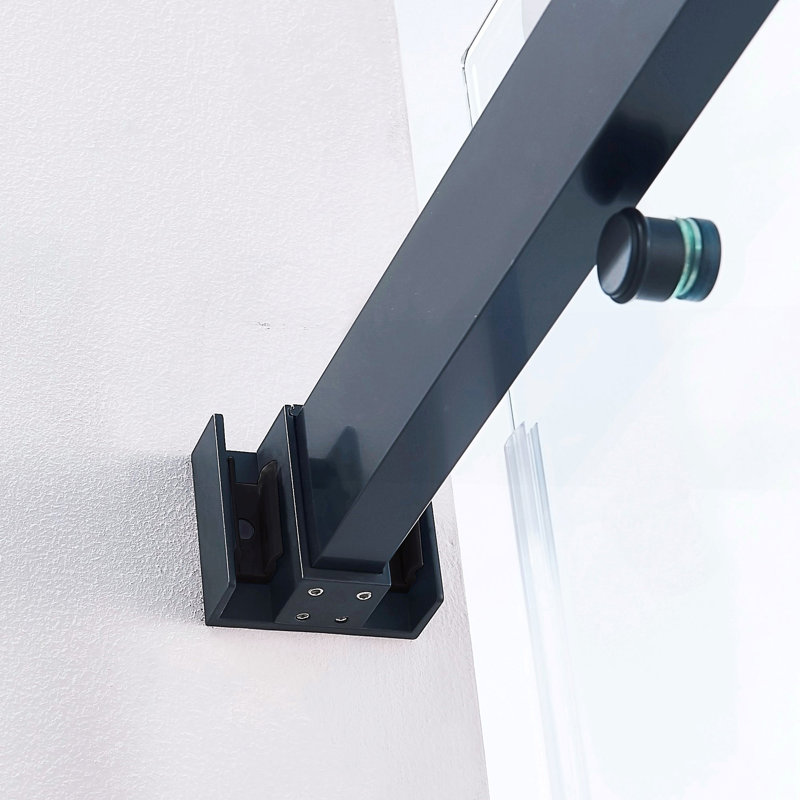 Frameless Double Sliding Tub Shower Door