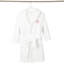  Peignoir en molleton mi-mollet avec poches et capuche-1251661392-1251661393