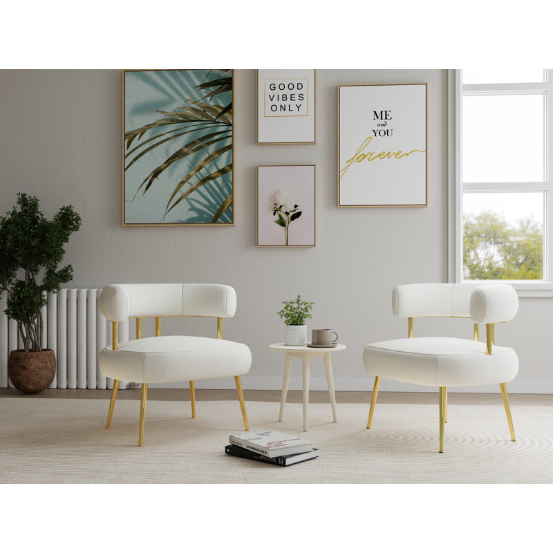 Maybrie 27,2 de large, Mélange de polyester blanc