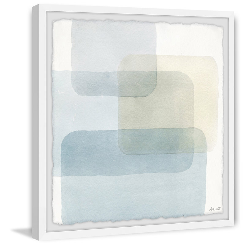 Boxes Meet - Single Picture Frame Painting, 41 cm H x 41 cm W