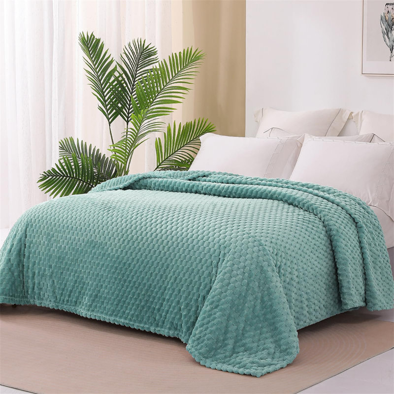 Radom Throw Blanket, Teal
