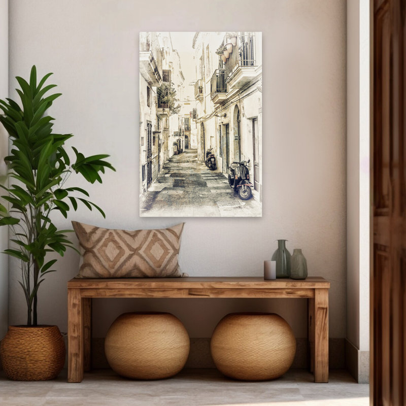Italie, Italie, paysage urbain, photographie, art, rétro, H 48 po x l 32 po