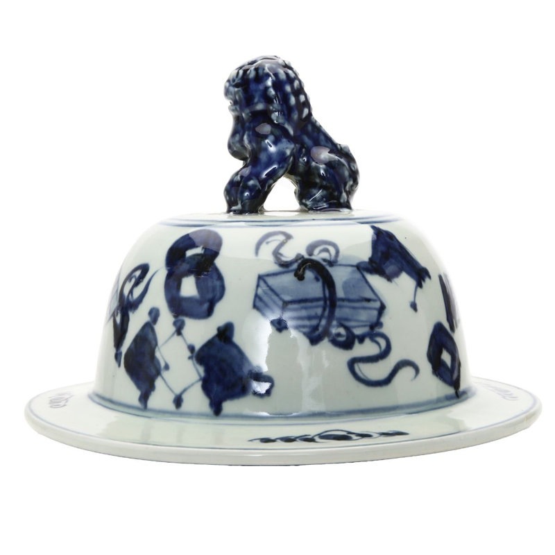 Porcelaine bleue et blanche Templ