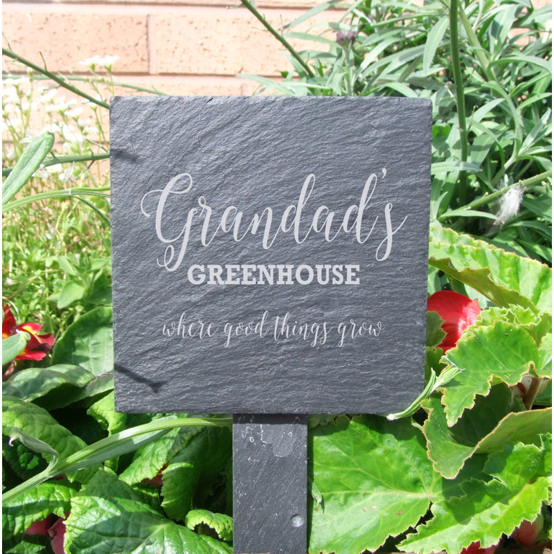 Creighton Stone Plants & Flowers Garden Sign