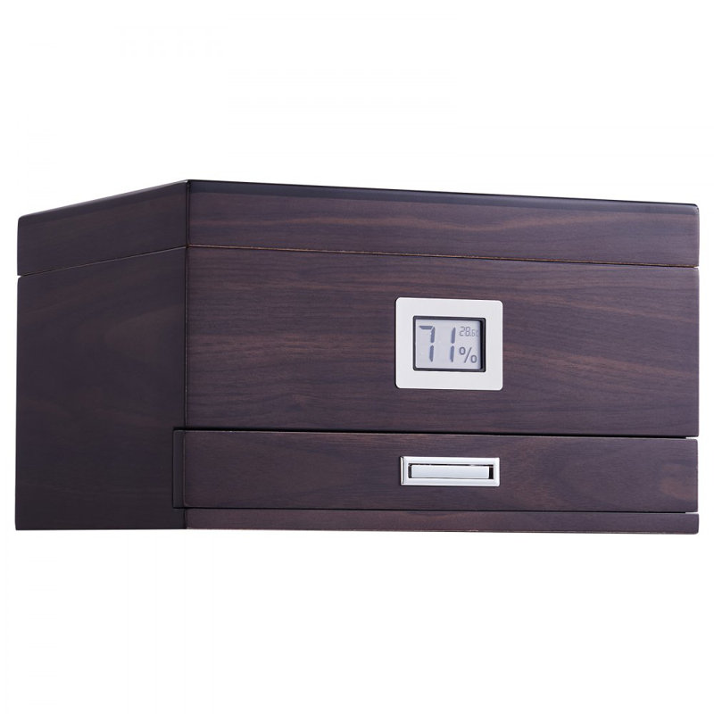 Humidificateur, hygromètre et tiroir 50 cigares