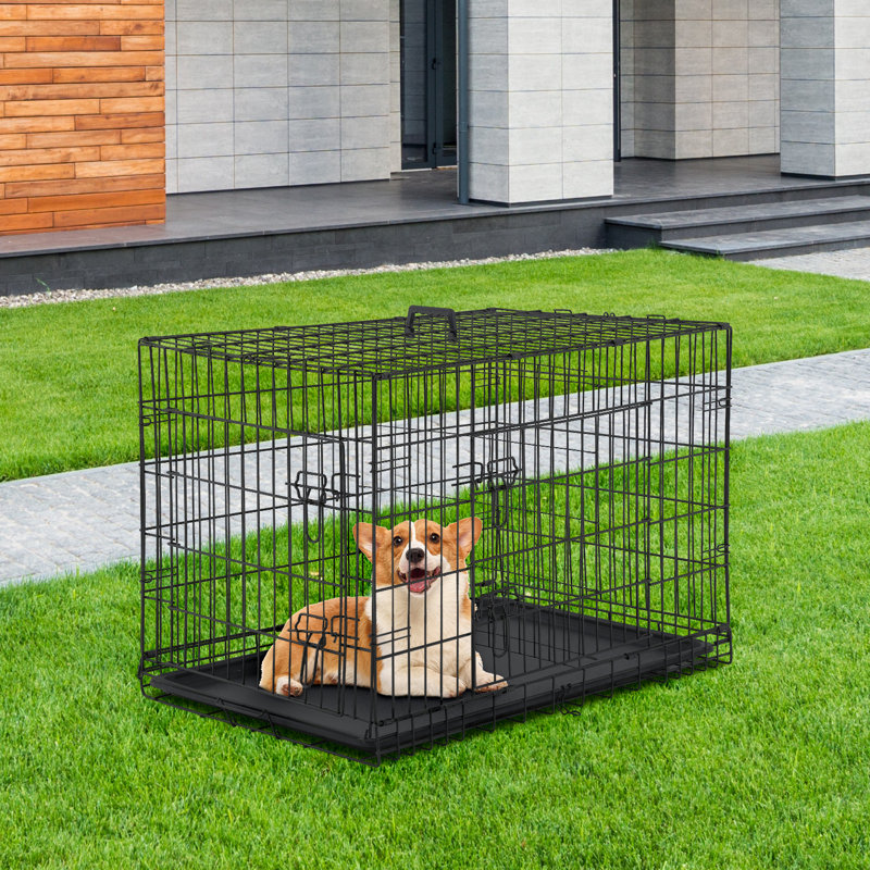 Cage pour chien Laroche, Grand (H 29,5 po x l 42 po x P 26,7 po)