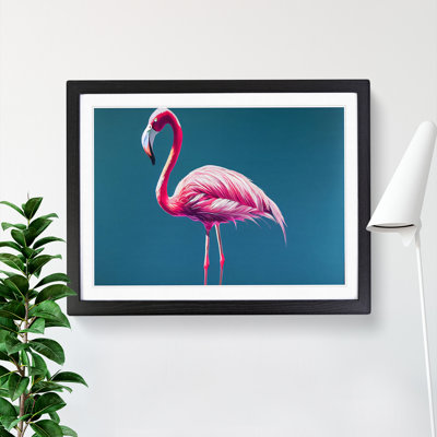 Appealing Flamingo - Single Picture Frame Print