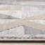 Tapis d'intérieur crème géométrique taupe gris