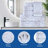 Belleair Cotton Modern Jacquard Soft Highly-Absorbent Assorted 12 Piece Bathroom Towel Set-370415001