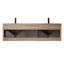 Ensemble de meuble-lavabo double mural 72 po Breckan