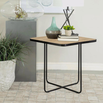 Table d'appoint avec cadre noir
