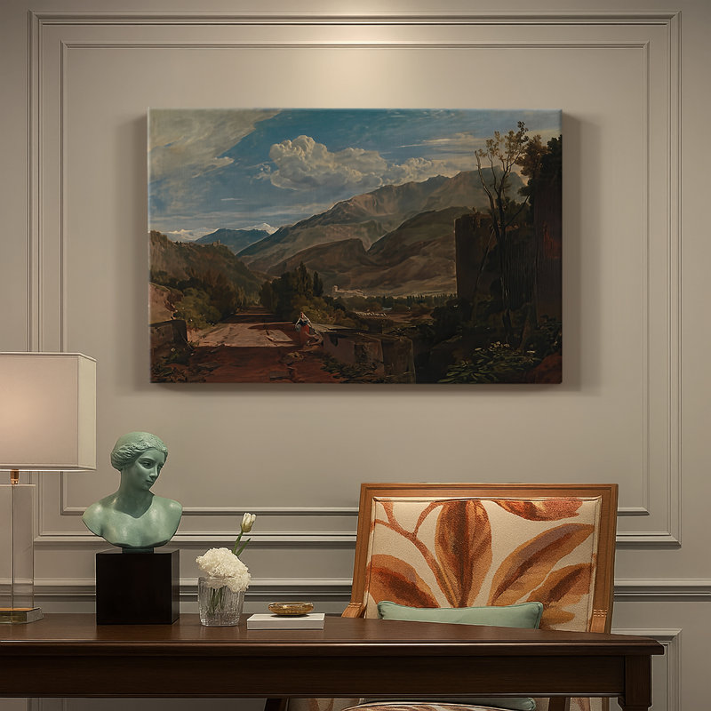 Bonneville, Savoy-J.M.W. Turner-Gallery Wrapped Canvas-1803, 32 x 48