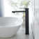 High Arc Single Handle Single Hole Bathroom Faucet With Drain Kit