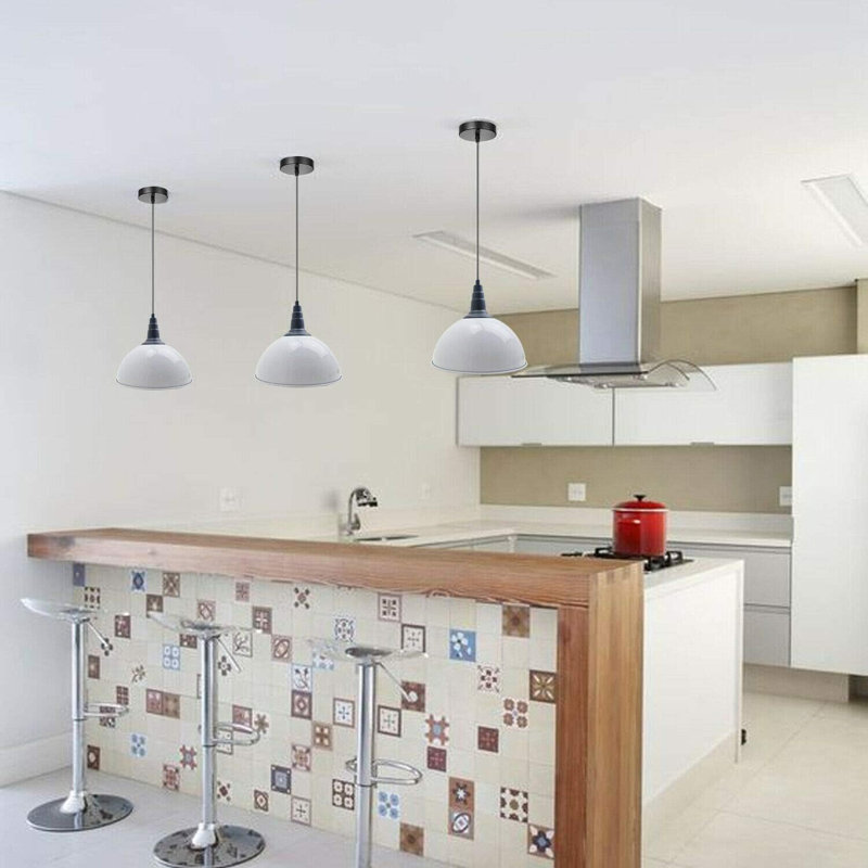 Aarika 1 - Light Dome Pendant, White