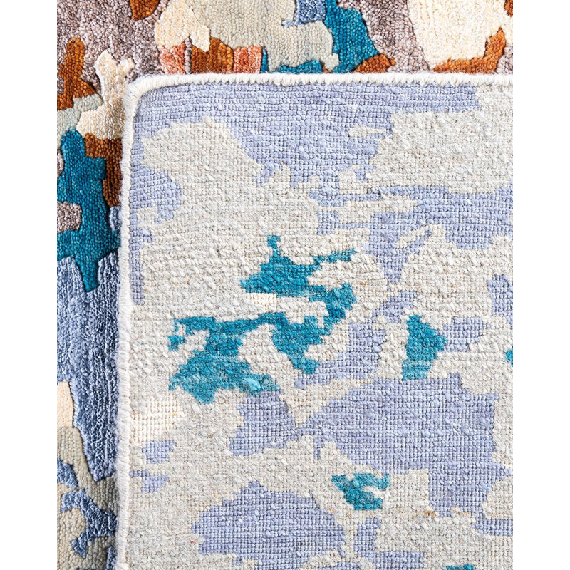 Overdyed One-of-a-Kind 8' 3" X 10' 2" Hand Knotted Area Rug