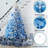 Lake Blue Gradient Flocked Artificial Christmas Tree-101419759-106242453