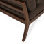 Chaise longue en tissu Sarom avec traversin-112014807