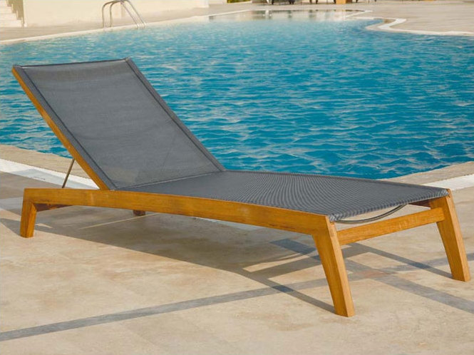 Horizon Outdoor Lounge Chair, Titanium