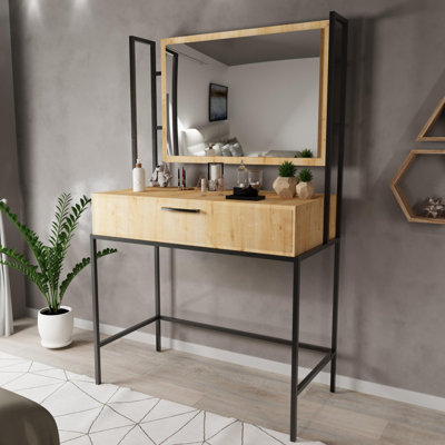 Aliona Dressing Table with Mirror