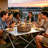 15" Dia x 6"H Portable Tabletop Fireplaces Fire Pit with BBQ Grill, Burns Charcoal/Wood/Pellet/Twig, Brown-126735344