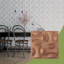 Panneau mural décoratif 3D en cuivre vieilli l 19 5/8 po x H 19 5/8 po York (couvre 2,67 pieds carrés)-123526910
