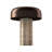 FLUTED COLUMN Rechargeable Cordless LED Table Lamp, 3-Levels Brightness Touch Sensor Control, Travertine / Chocolate Bronze-633256487-633256488-633256486