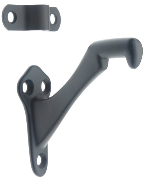 Solid Brass Hand Rail Bracket, Oil-Rubbed Bronze